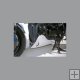 FZS 600 FAZER 98/2001 - YAMAHA - Kryt motoru st��brn� metal�za