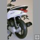 HONDA 125 PCX 2010/2011 V�pl� mezi podsedadlov� plasty+dr��k SPZ + blinkry,b�l� perl�(pearl himalaya white)