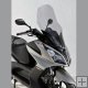 DINK STREET 125/300 2009/2013 KYMCO Plexi turistické + 10 cm a rozšíření pro ruce kouřové nádech do šeda DINK STREET 125/300 2009/2013 KYMCO Plexi turistické + 10 cm a rozšíření pro ruce kouřové nádech do šeda