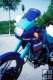 DOMINATOR 650 88/91 - HONDA - Plexi turistick� + 15 CM modr�