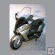 ATLANTIC 125/200 A 500 SPRINT 2003/2011 - APRILIA - Plexi turistick� + 15 cm �ir�