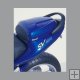 SV 650 1999/2002 - SUZUKI - Kryt sedla modr� metal�za
