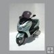 MAJESTY 400 2004/2008 - YAMAHA - Plexi turistick� + 10 cm �ern�